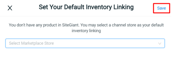 Set Your Default Inventory Linking