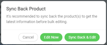 Edit Now or Sync Back & Edit