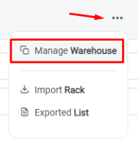 Manage Warehouse