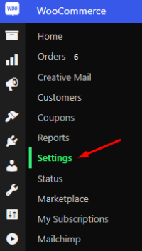 WooCommerce Setting